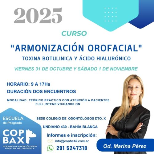 Armonización Orofacial: Toxina Botulinica y Ácido Hialuronico