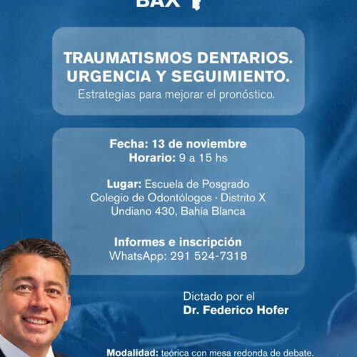 TRAUMATISMOS DENTARIOS. URGENCIA Y SEGUIMIENTO – Estrategias para mejorar el pronóstico